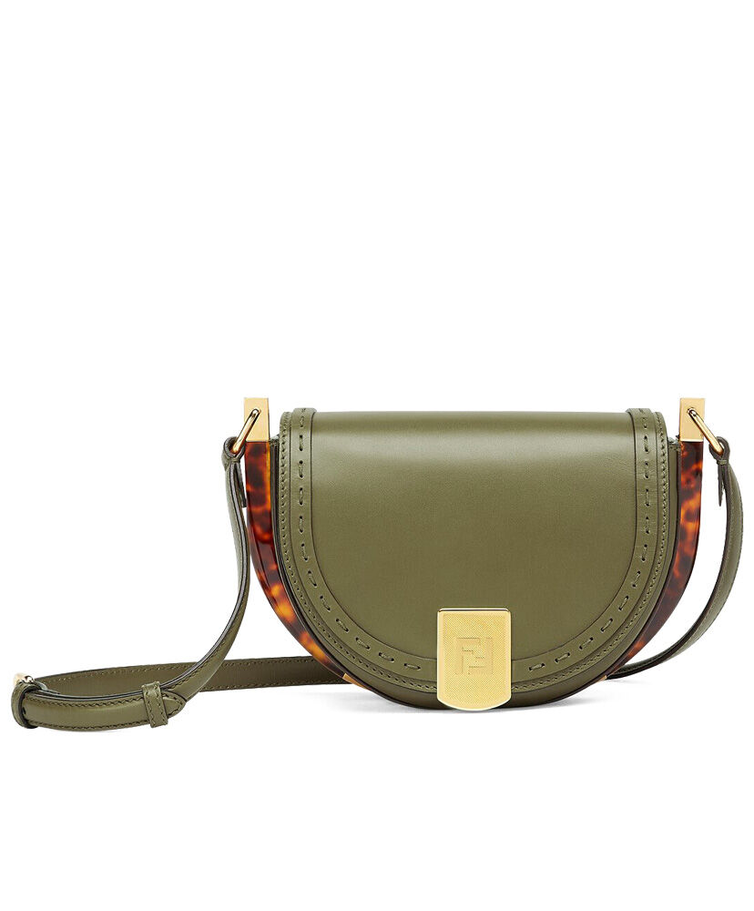 Fendi Moonlight Iconic FF Handbag 8BT346 Green